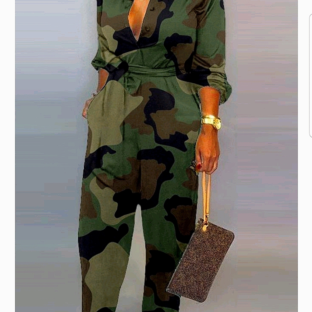 Camouflage Jumpsuit